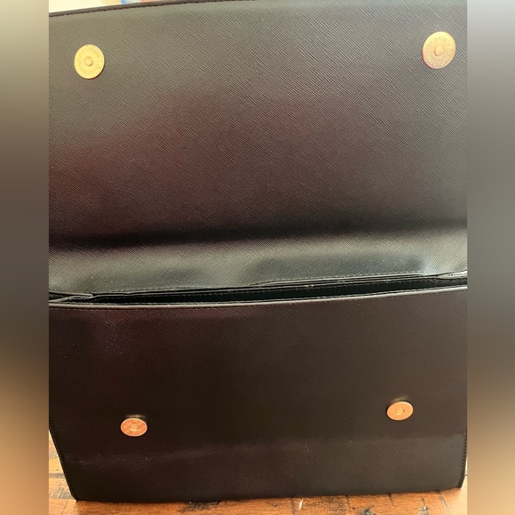 DUNE London Black Oversized Clutch - Picture 4 of 10
